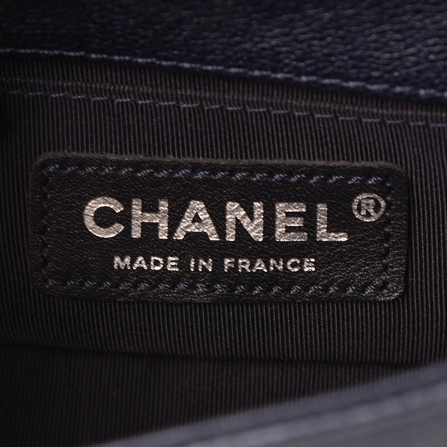 Chanel Metallic Calfskin Quilted Mini Boy Flap Blue 6 of 12