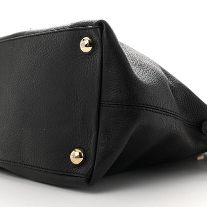 Valentino Garavani Grained Calfskin Va Va Voom Shoulder Bag Black 10 of 15