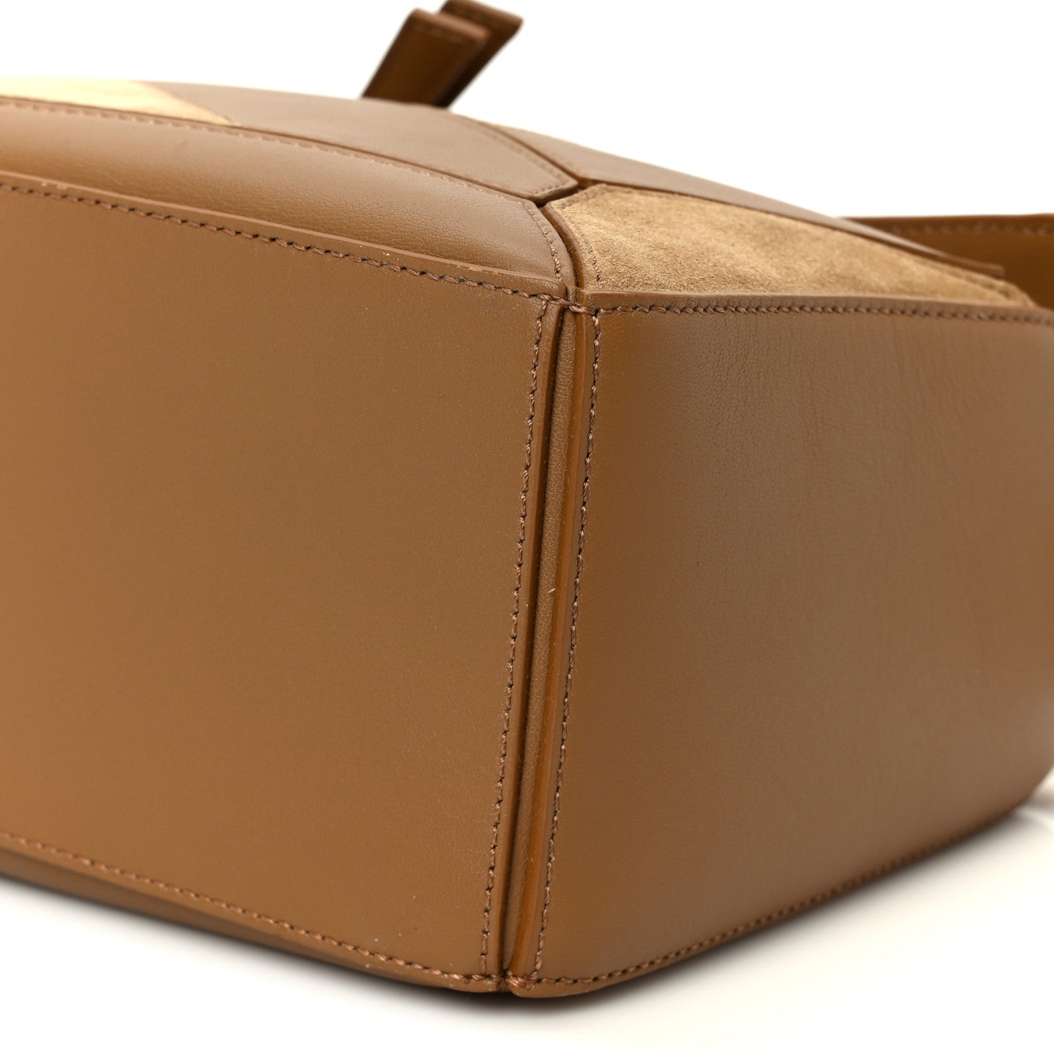 Loewe Calfskin Suede Small Puzzle Bag Oak 11 of 12