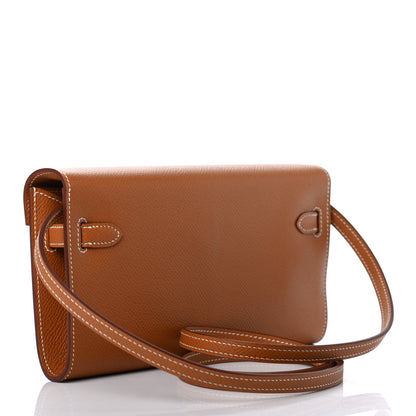 Hermes Epsom Kelly Wallet To Go Gold 3 of 7