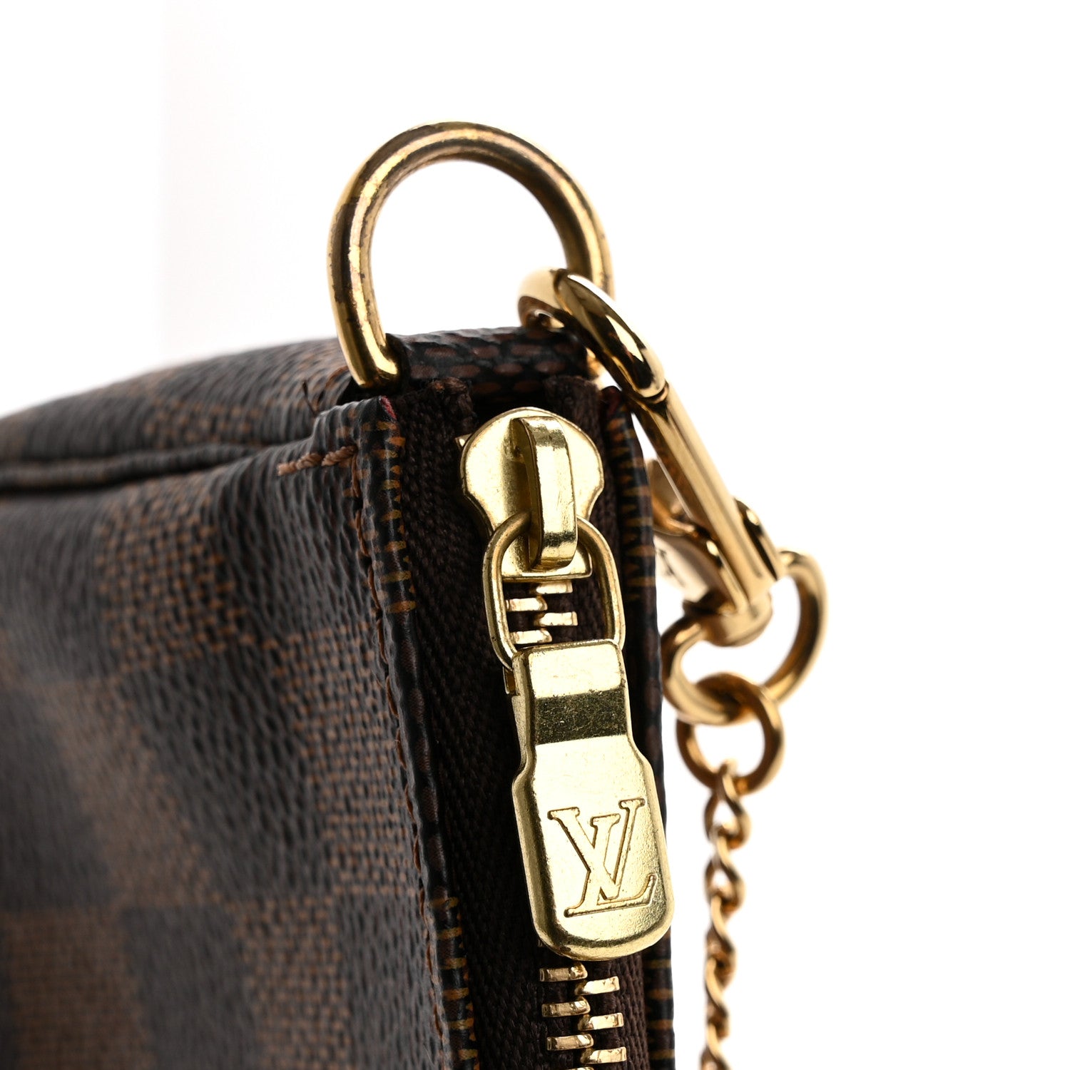 Louis Vuitton Damier Ebene Mini Pochette Accessories 7 of 8