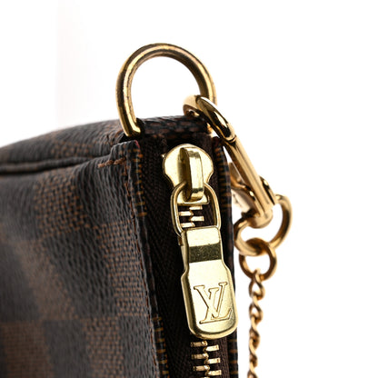 Louis Vuitton Damier Ebene Mini Pochette Accessories 7 of 8