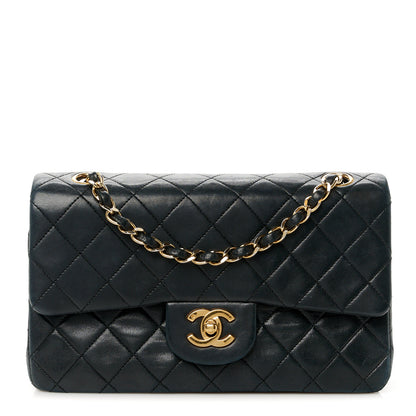Chanel Lambskin Quilted Small Double Flap Black 1 of 13