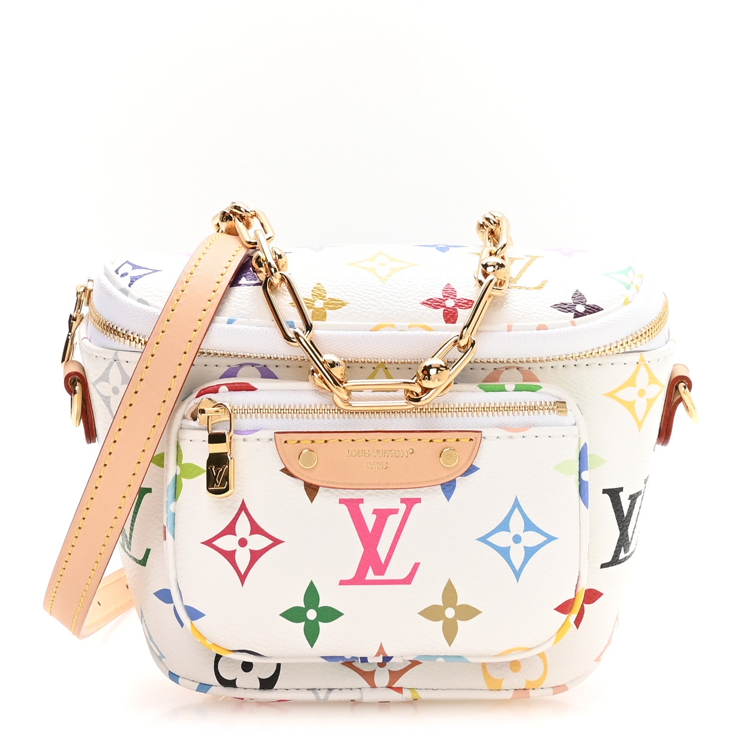 Louis Vuitton LV X TM Monogram Multicolor Mini Bumbag White 1 of 9