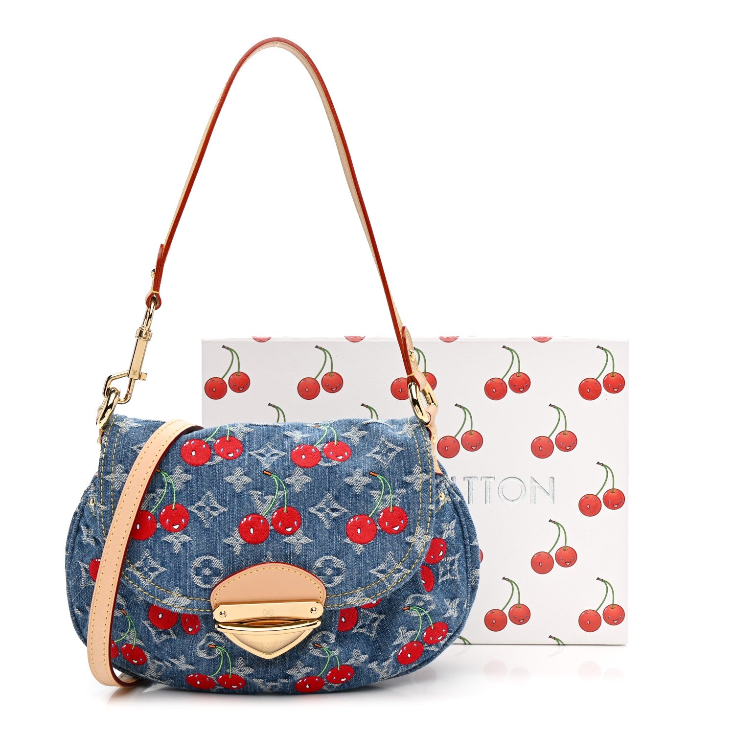 Louis Vuitton LV X TM Monogram Denim Cerises Sunset 1796898