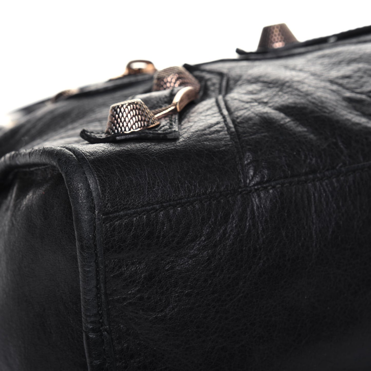 Agneau Giant 21 Rose Gold Hardware City Black