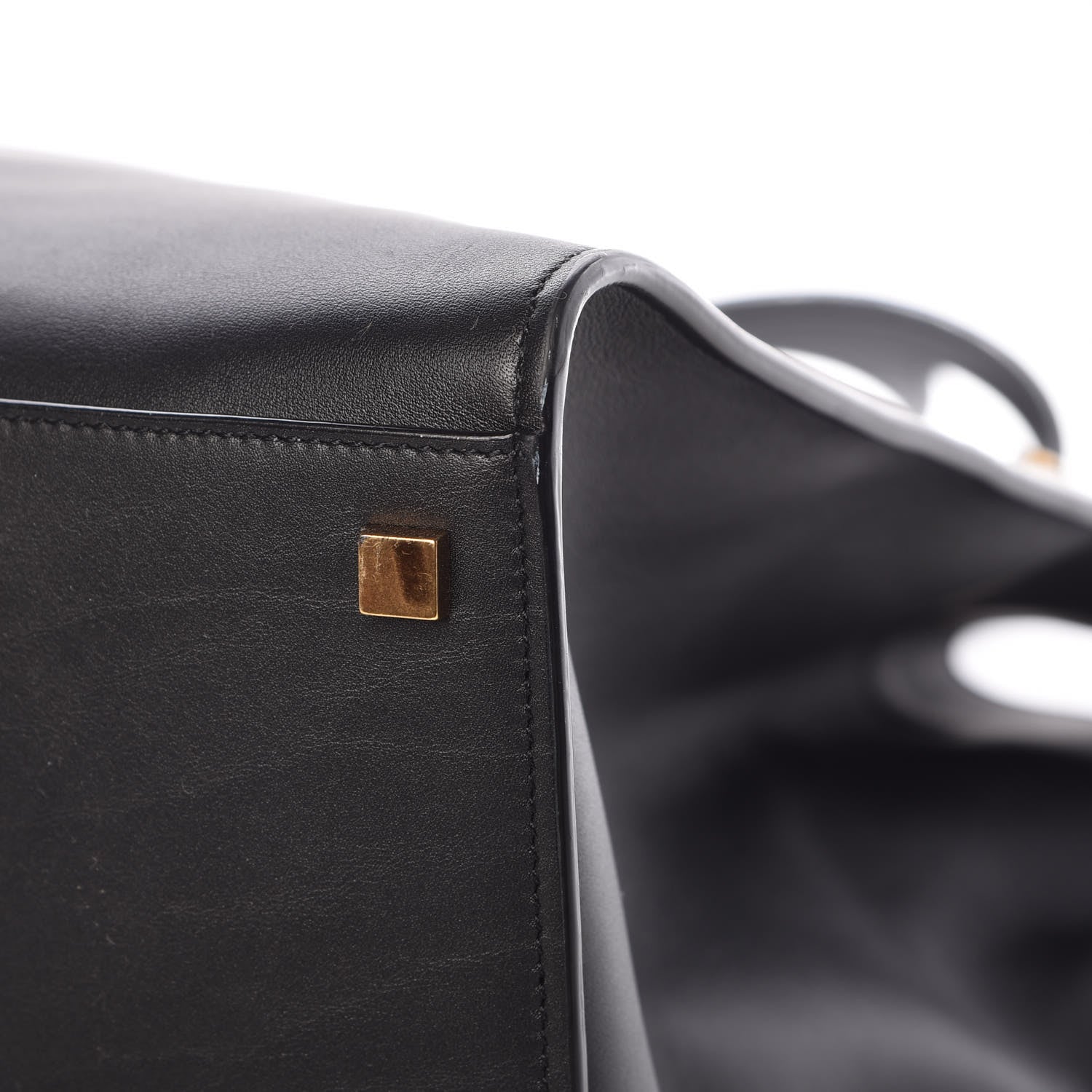 Saint Laurent Calfskin Large Manhattan Shopper Tote Black 12 of 13