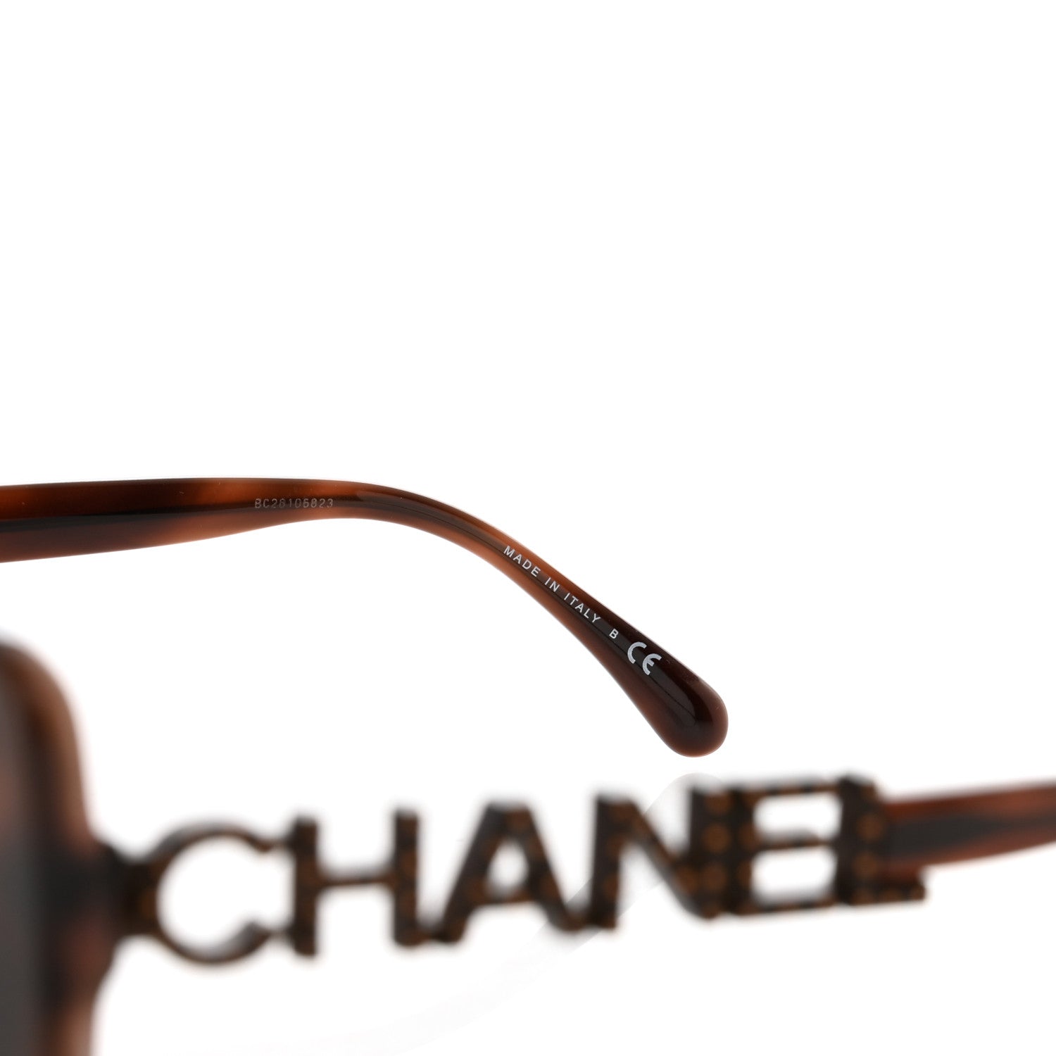 Chanel Acetate Strass Square Sunglasses 5422 Tortoise 7 of 8