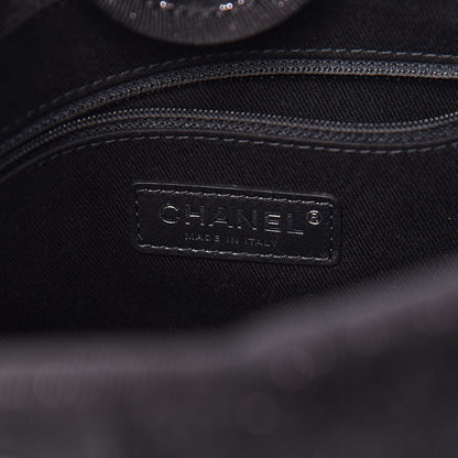Chanel Lurex Boucle Mini Deauville Tote Black 6 of 10