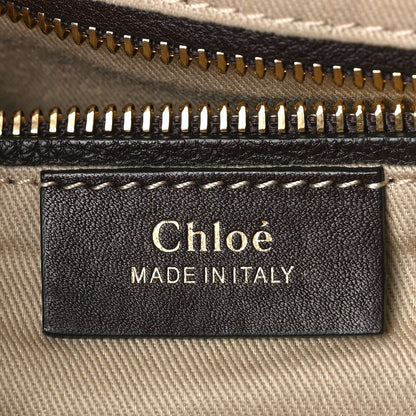 Chloe Suede Calfskin Small Faye Backpack Carbon Brown 6 of 8