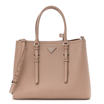 Prada Saffiano Cuir Medium Double Handle Tote Cammeo 1 of 9