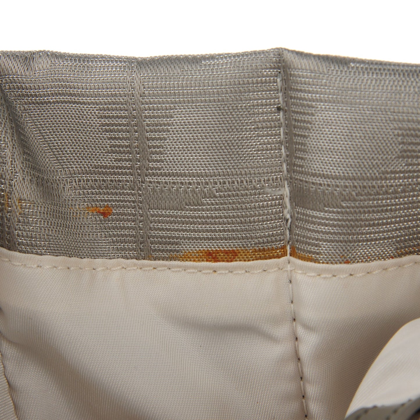 Nylon Medium Travel Tote Silver