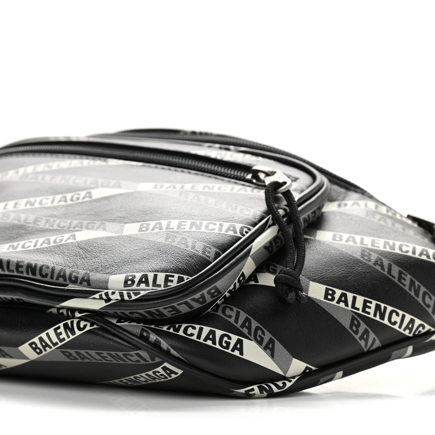 Smooth Calfskin Losange Monogram Explorer Belt Bag Black Grey