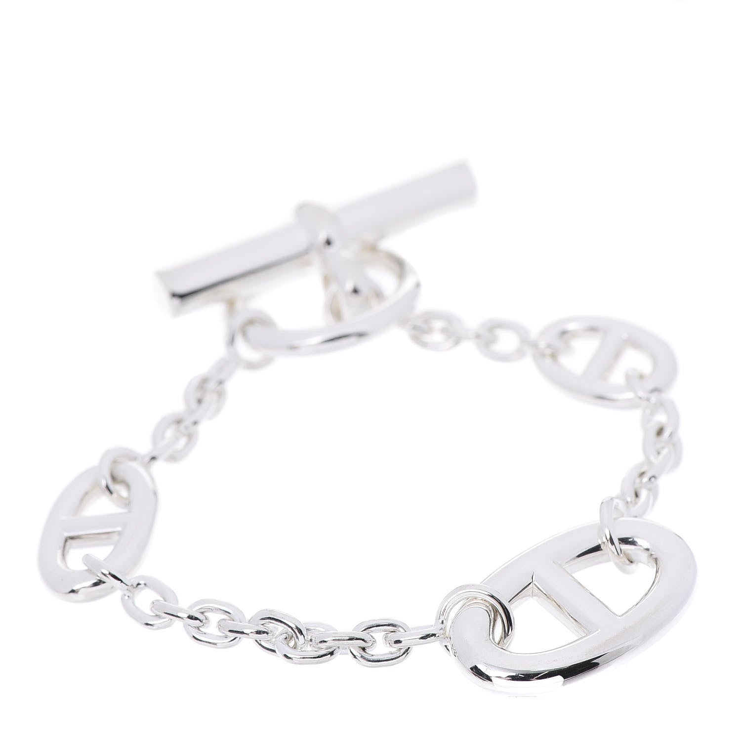 Hermes Sterling Silver Farandole Bracelet SH 1 of 5