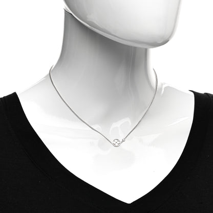 Louis Vuitton 18K White Gold Diamond Idylle Blossom Pendant Necklace 2 of 5
