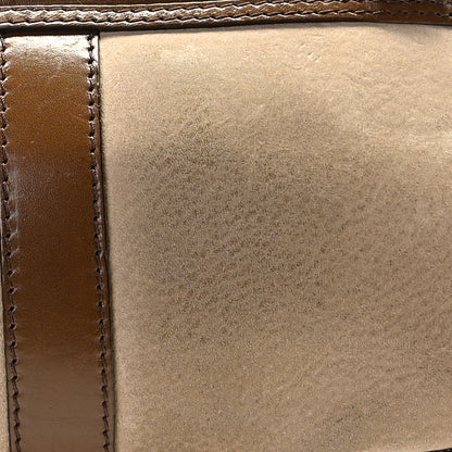 Burberry Bridle Nubuck Alma Fox Clutch Taupe Brown 9 of 12