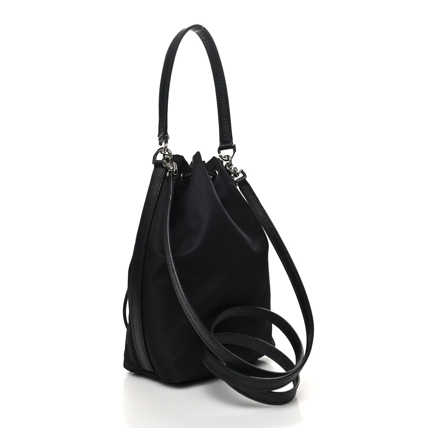 Nylon Light 4G Bucket Bag Black