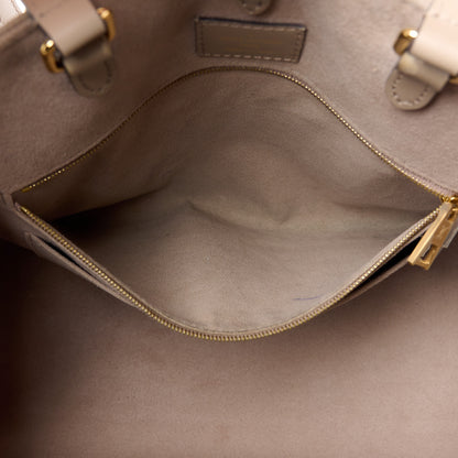 Louis Vuitton Empreinte Monogram Giant Onthego MM Tourterelle Creme 6 of 15