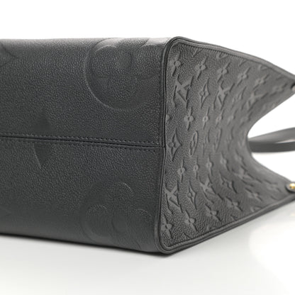 Louis Vuitton Empreinte Monogram Giant Onthego MM Black 10 of 10