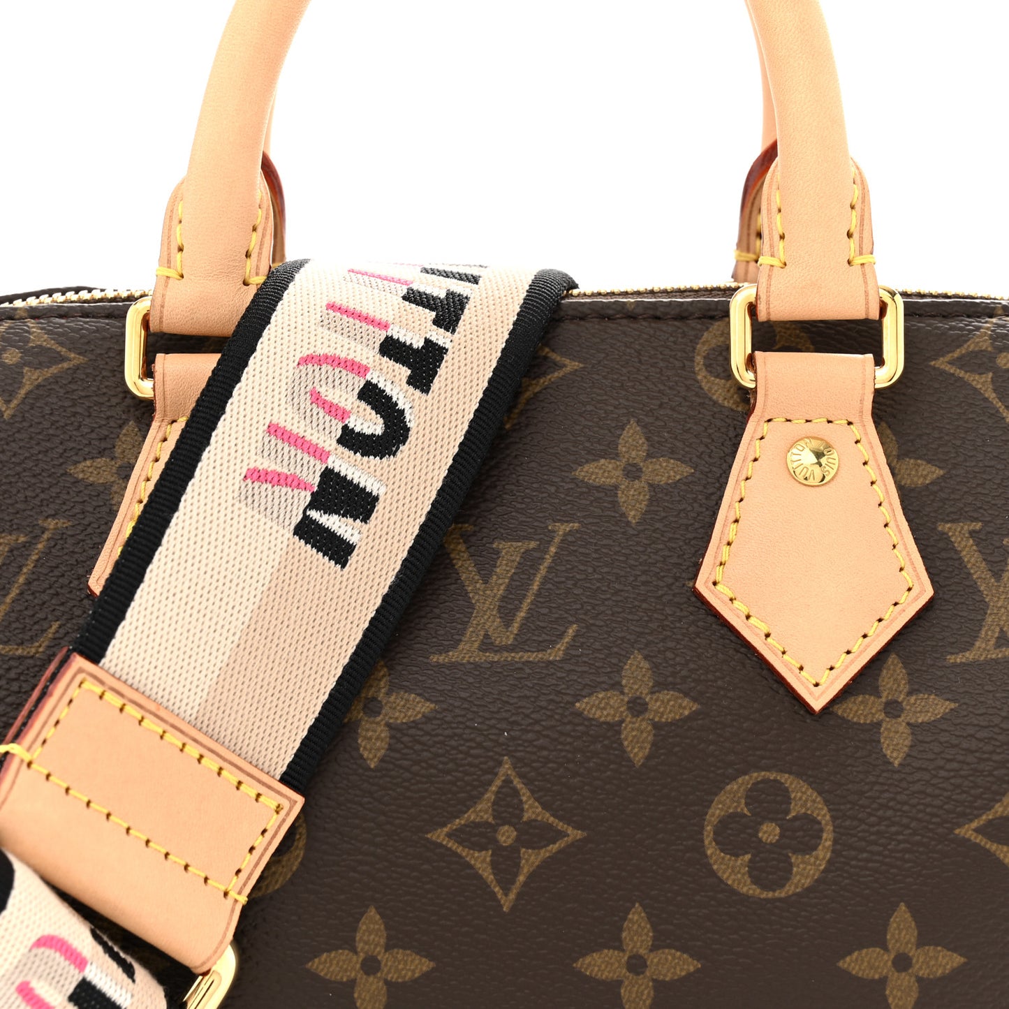 Monogram Speedy Bandouliere 20 Black