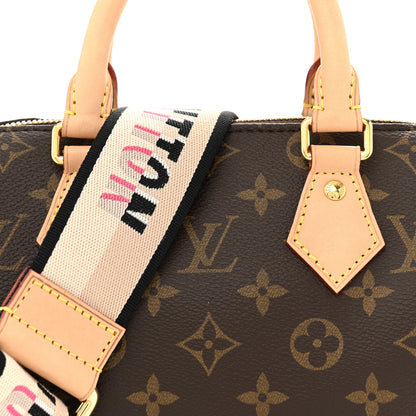 Louis Vuitton Monogram Speedy Bandouliere 20 Black 7 of 10