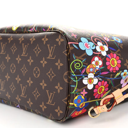 Louis Vuitton LV X TM Monogram Flowers Neverfull MM 9 of 9