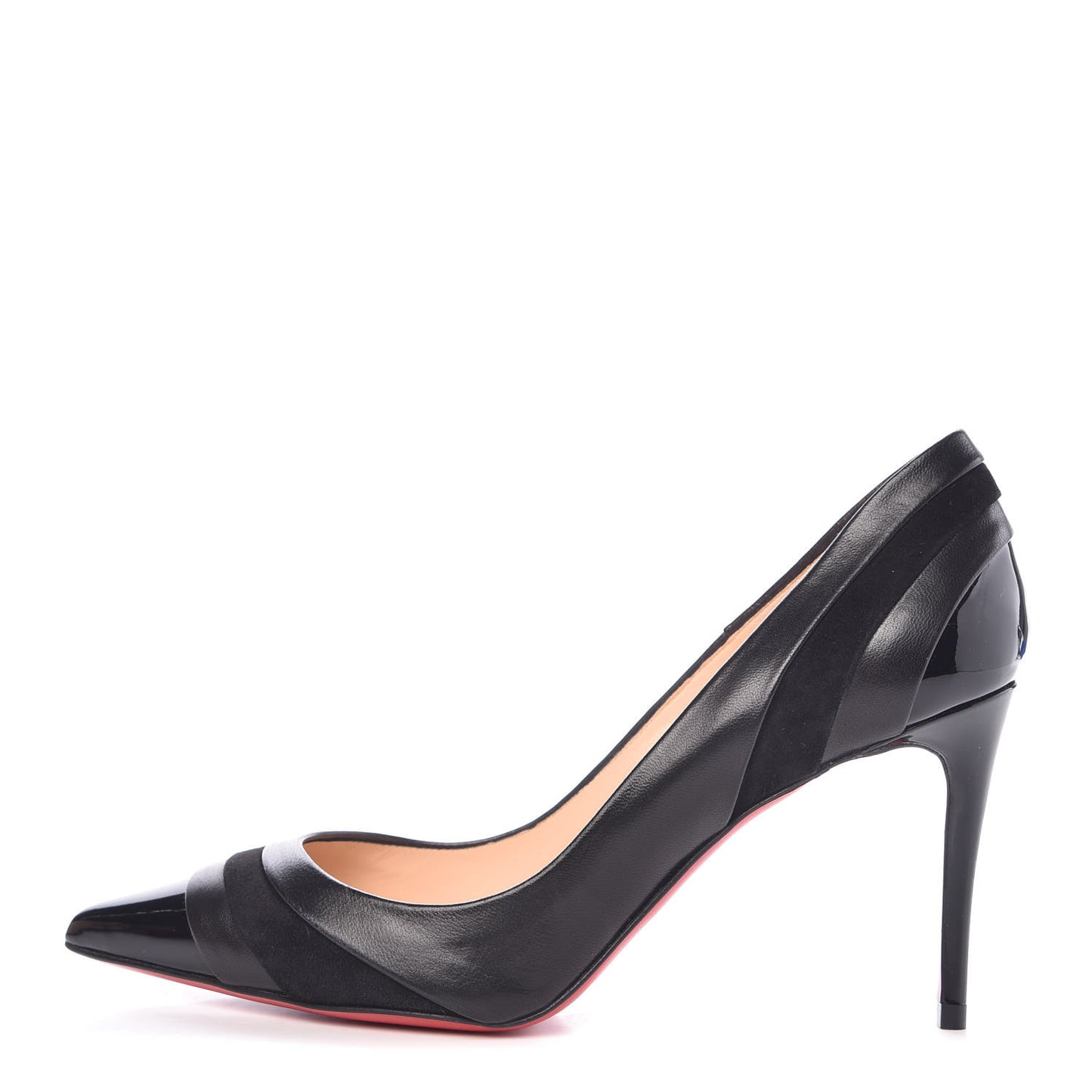 Nappa Patent Veau Velours Eklectica 85 Pumps 35.5 Black