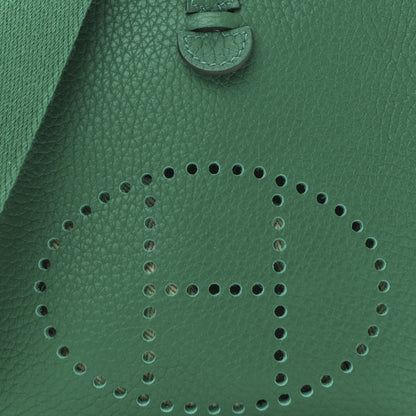 Hermes Taurillon Clemence Evelyne TPM Vert Vertigo 9 of 11