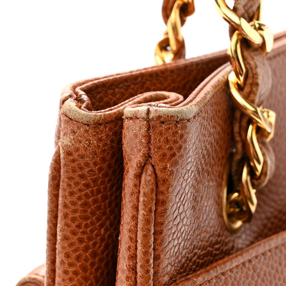 Chanel Caviar Flap Shoulder Bag Brown 13 of 15
