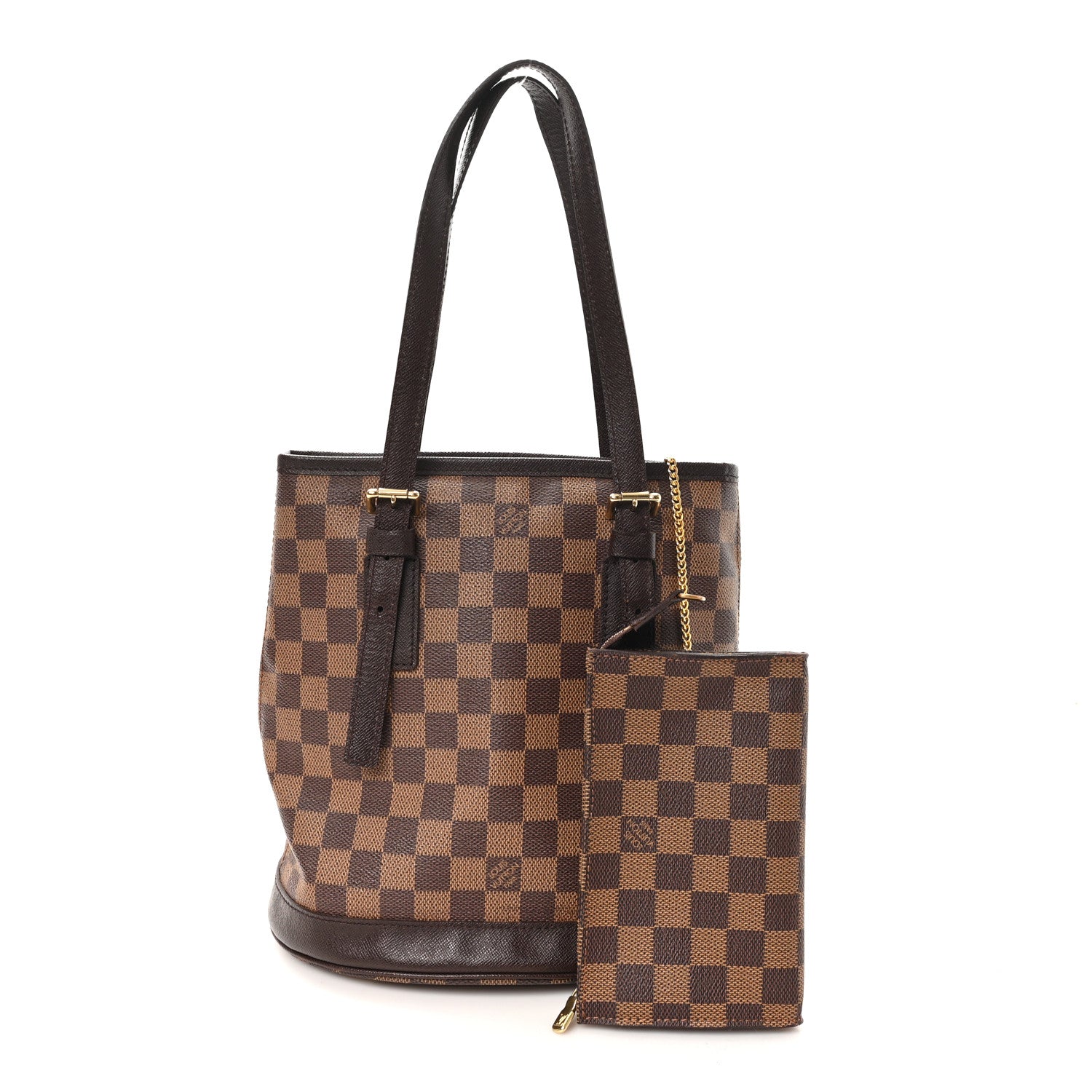 Louis Vuitton Damier Ebene Marais Bucket 23 2 of 10