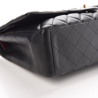 Chanel Lambskin Quilted Maxi Double Flap Black 18 of 19