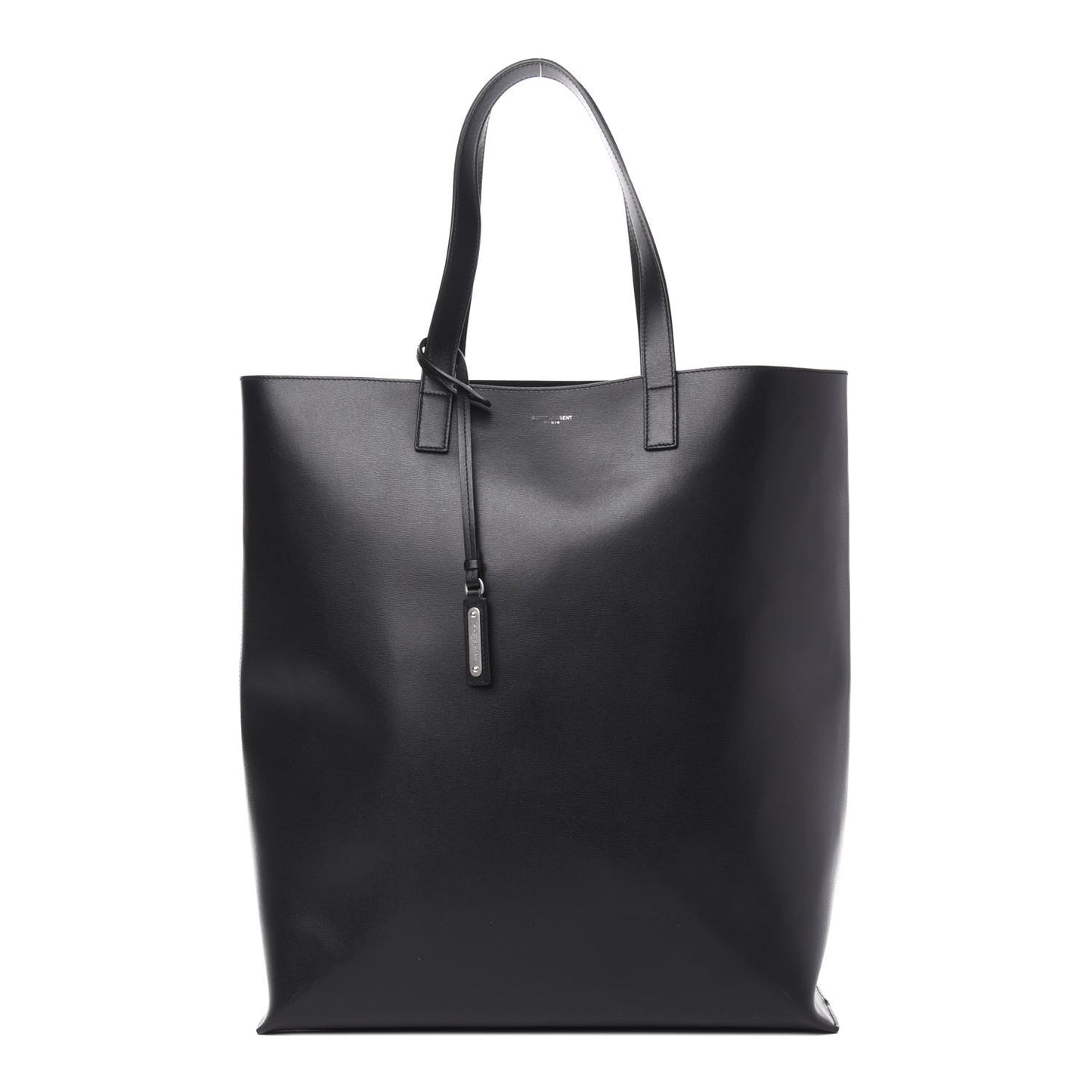 Calfskin Medium Shopping Tote Black