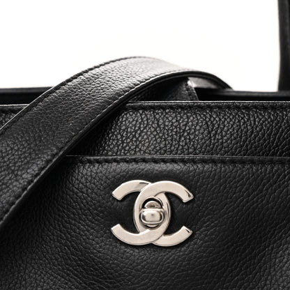 Chanel Calfskin Cerf Executive Shopper Tote Black 8 of 12