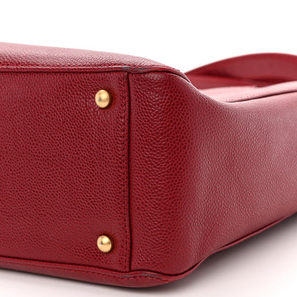 Chanel Caviar Timeless CC Shoulder Bag Red 10 of 16