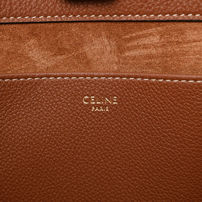 Celine Grained Calfskin Triomphe Mini Cabas Anais Tan 6 of 11