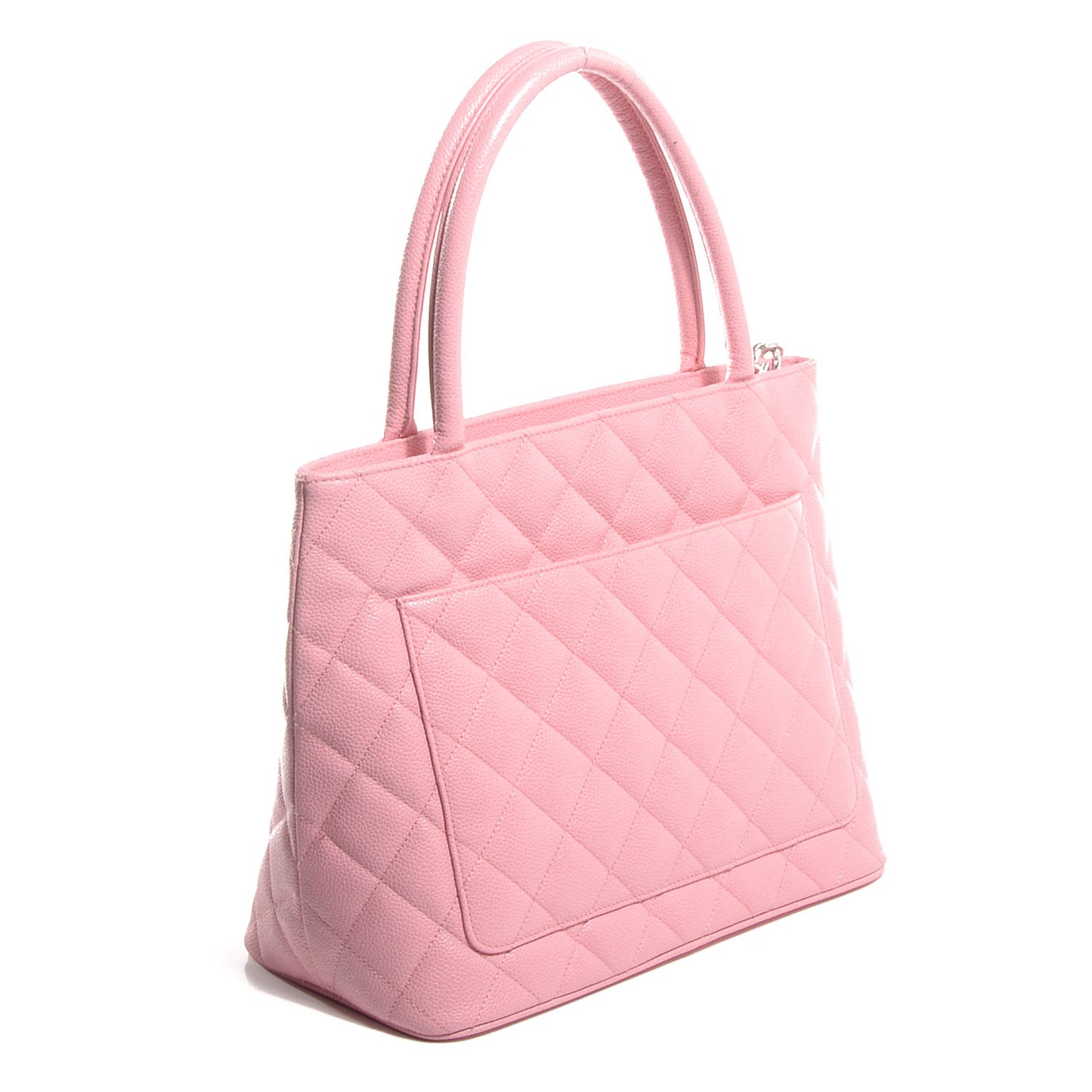 Caviar Medallion CC Tote Light Pink