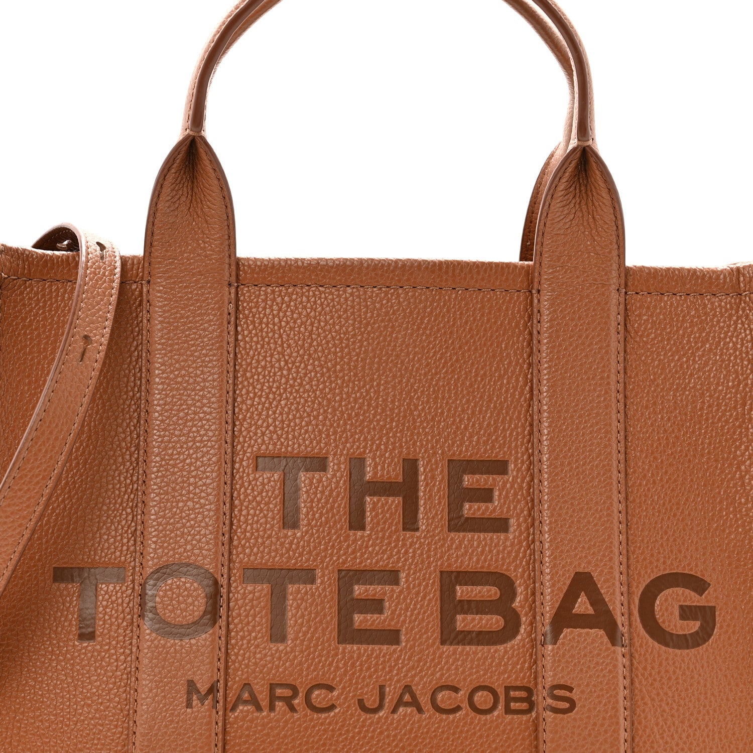 Marc Jacobs Grained Calfskin Medium The Tote Bag Argan Oil 8 of 14