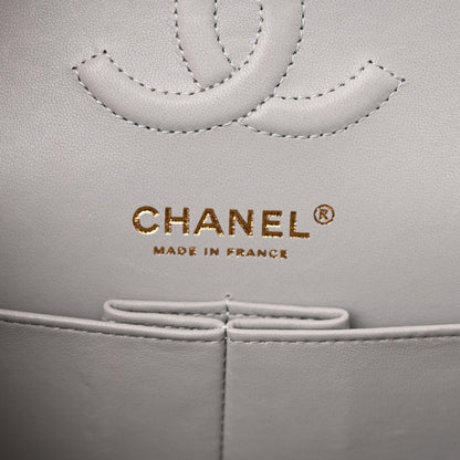 Chanel Caviar Quilted Small Double Flap Grey 6 of 11