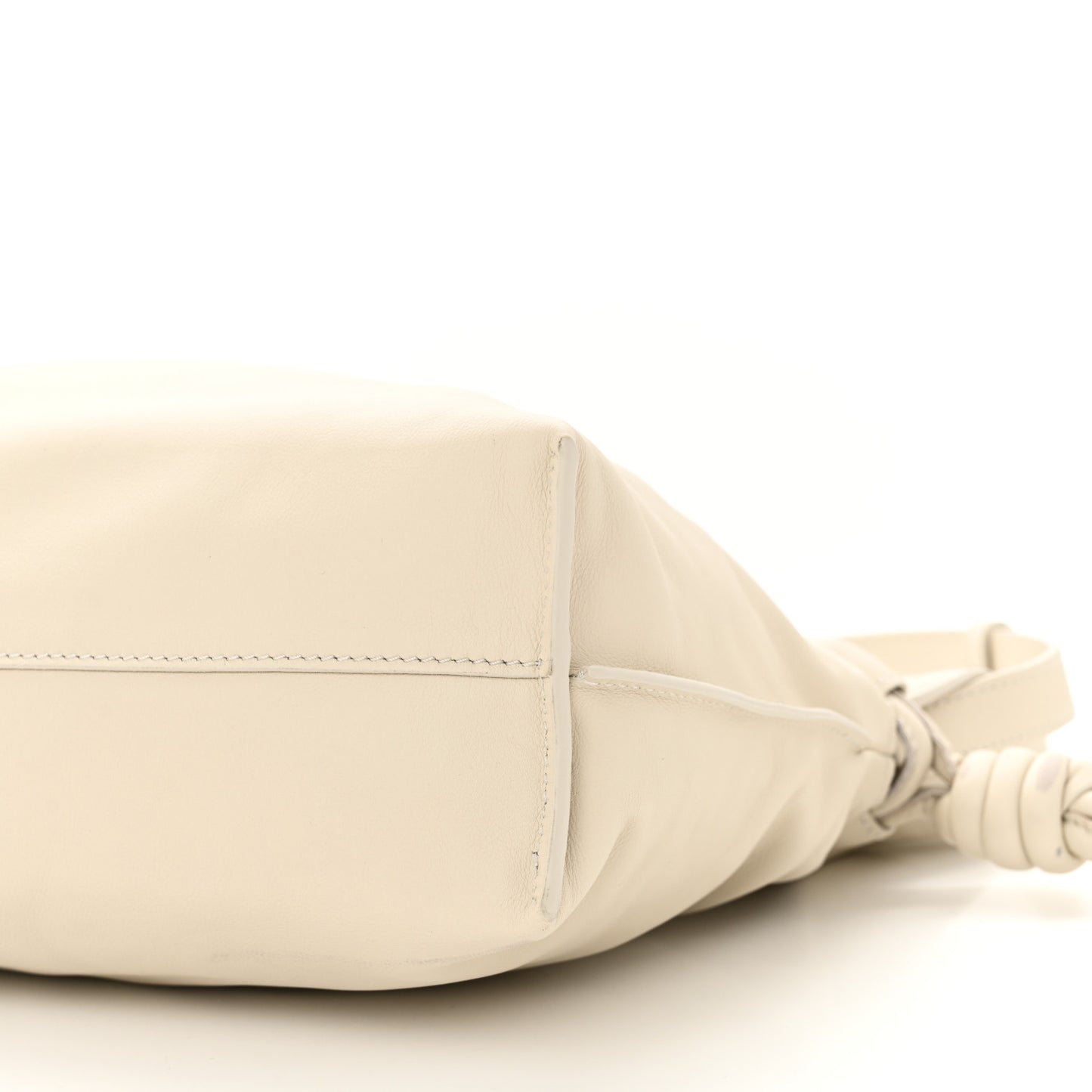 Nappa Calfskin Medium Flamenco Knot Bag Sea Salt