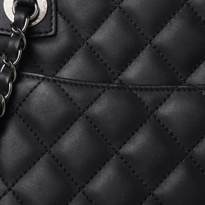 Chanel Calfskin Quilted Small Easy Shopping Tote Black 11 of 12