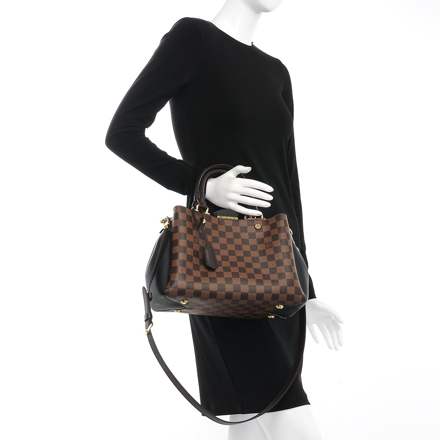 Damier Ebene Cuir Taurillon Brittany Black