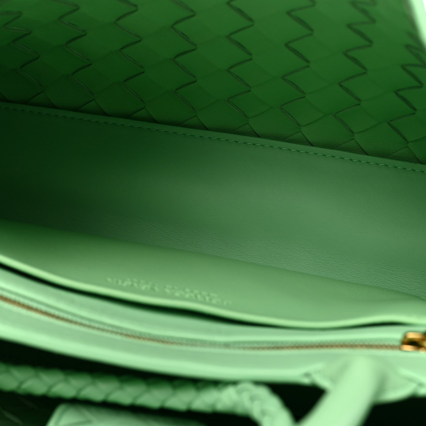 Nappa Intrecciato Small East West Andiamo Shoulder Bag Siren