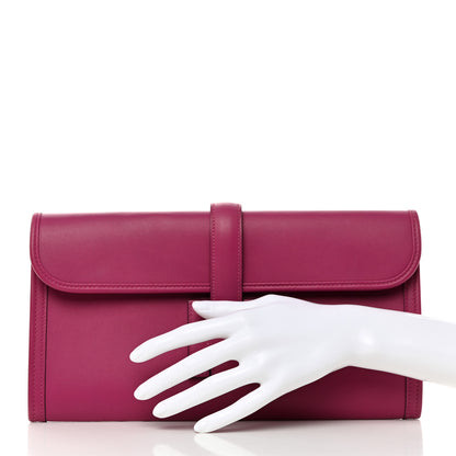 Hermes Swift Jige Elan 29 Clutch Rose Pourpre 2 of 6