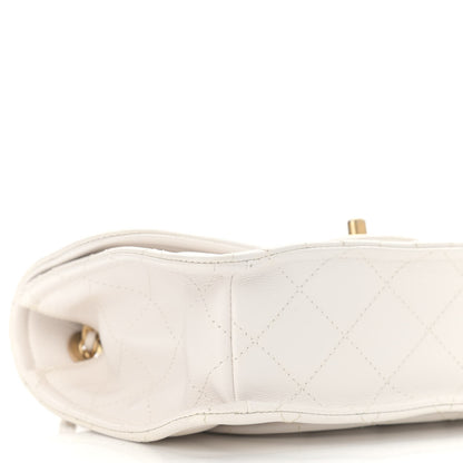 Chanel Caviar Quilted Medium Sweet Classic Flap White 9 of 10