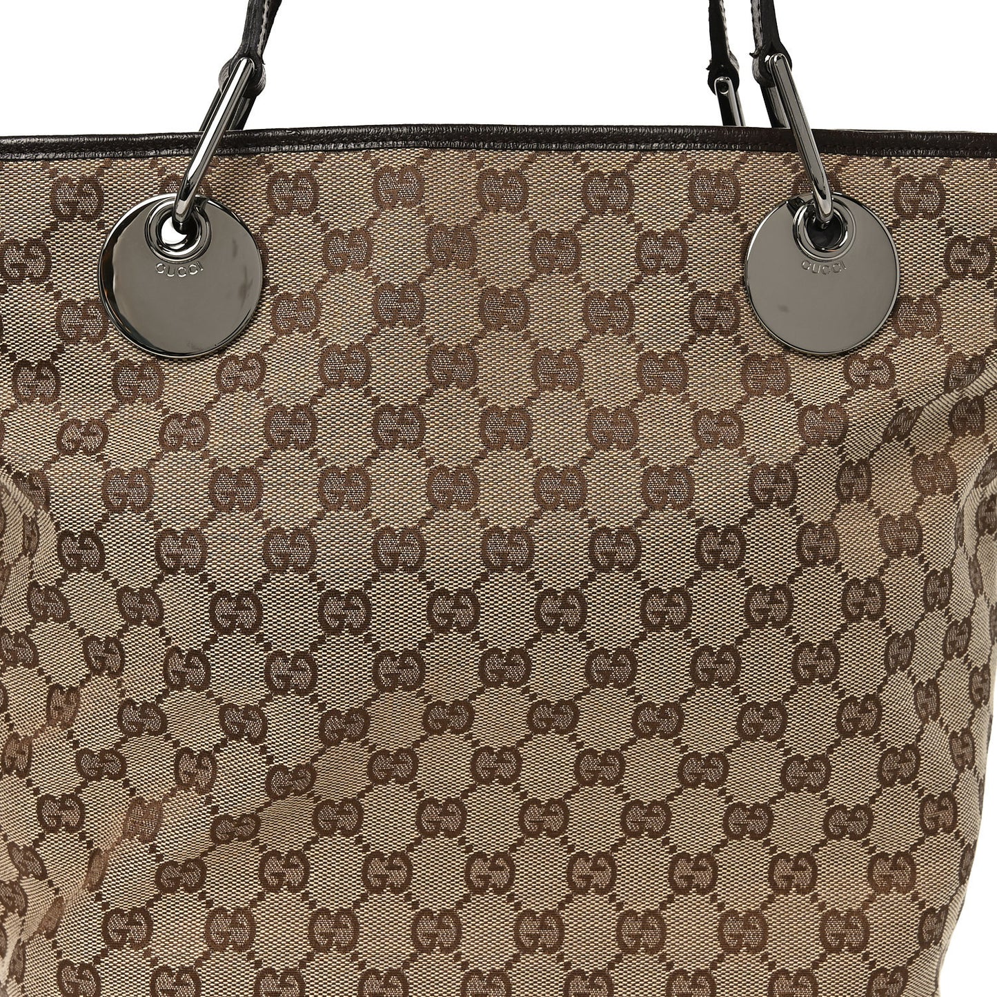 Monogram Large Eclipse Tote Brown