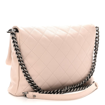 Chanel Calfskin Quilted Couture Messenger Light Pink 3 of 10