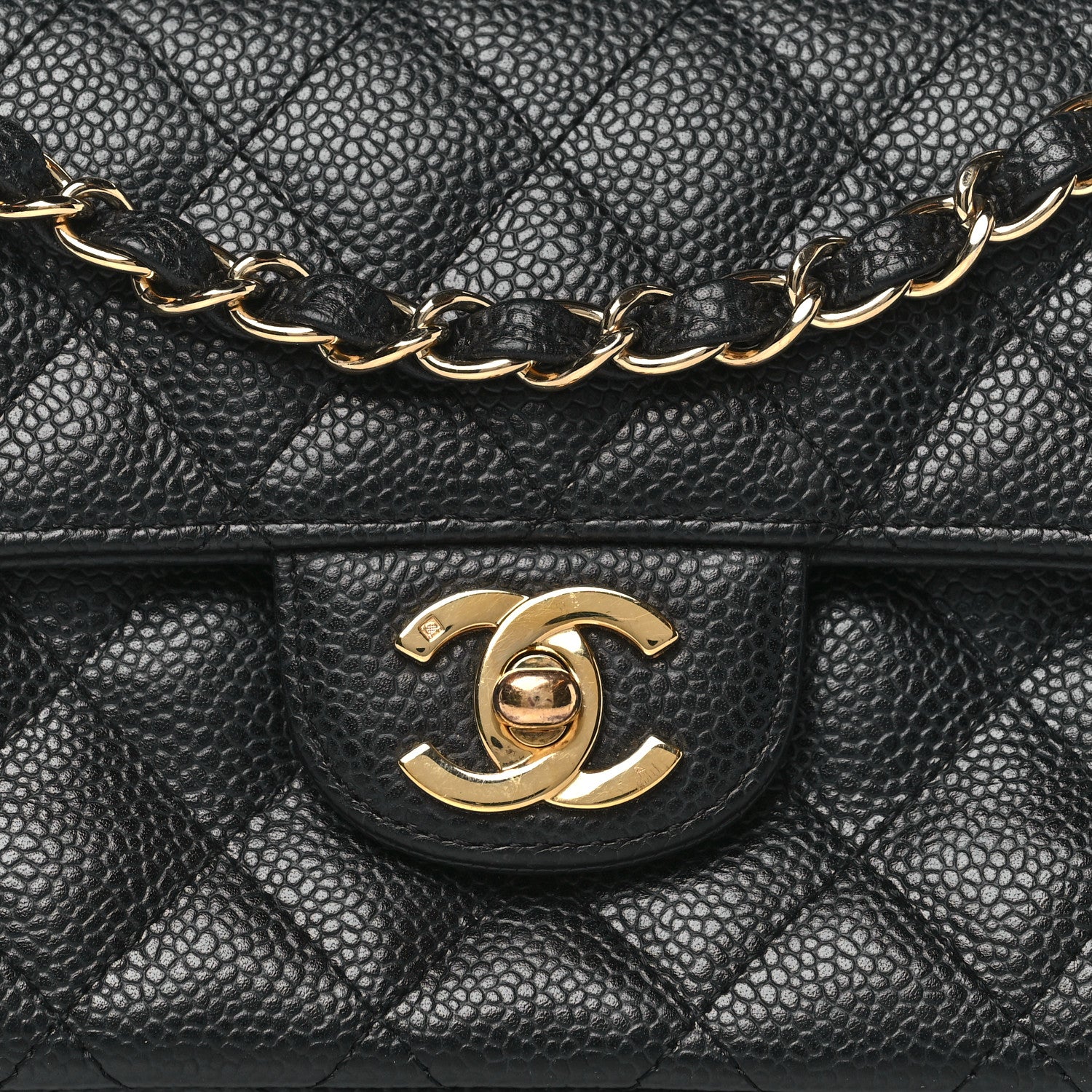 Chanel Caviar Quilted East West Flap Black 8 of 11