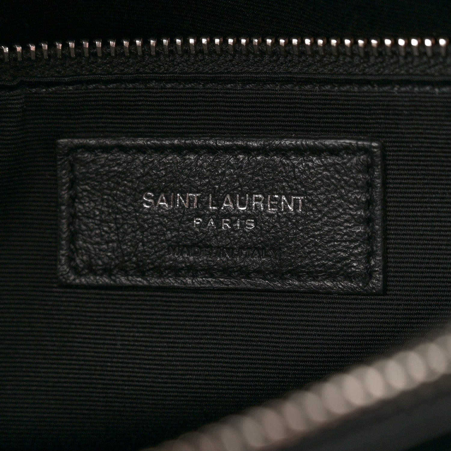 Saint Laurent Calfskin Y Quilted Monogram Medium Loulou Chain Satchel Black 6 of 11