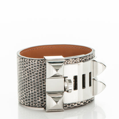 Hermes Lizard Collier De Chien CDC Bracelet S Ombre 3 of 7
