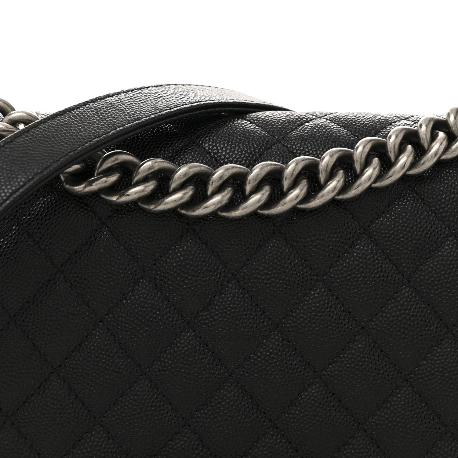 Chanel Caviar Quilted Medium Boy Flap Black 8 of 12